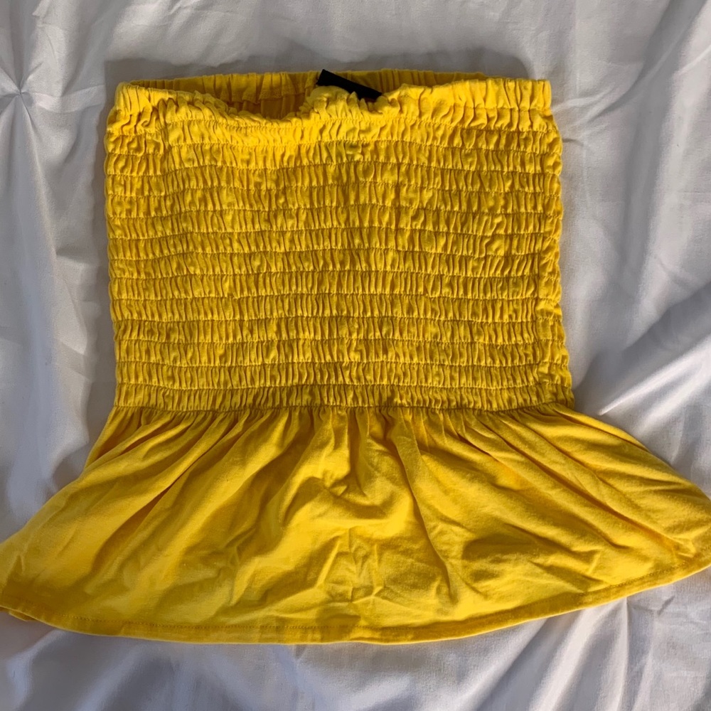 Yellow Tube Top